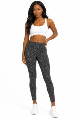 Lululemon Athletica Women’s Leggings Size 6 – Black/ Purple Mesh Crop  Pants